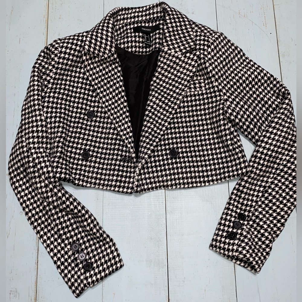Express Checkered Jacket Size Small - image 1
